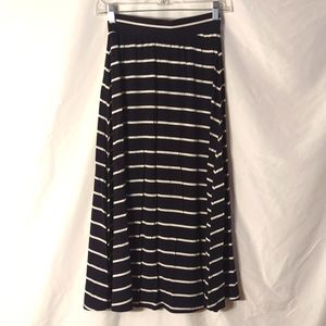 Striped Maxi Skirt